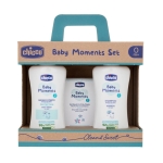 Комплект 3 в 1 Chicco Baby Moments - Шампоан, крем при подсичане и пяна