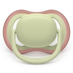 Залъгалки Philips Avent - Ultra Air Night, Day & Night, неутрални с кутия за стерилизиране, 6-18 m, 2 броя