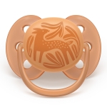 Залъгалки Philips Avent - Ultra Soft, с декорация Сърна и гъска с кутия за стерилизиране, 18+ m, 2 броя