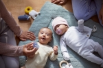 Ортодонтични залъгалки Philips Avent - Soothie, Сини с кутия за стерилизиране, 0-6 m, 2 броя