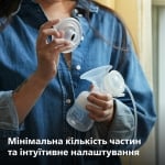 Единична електрическа помпа Philips Avent - Natural Motion, с торбички за кърма