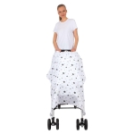 Муселиново покривало за детска количка Sevibaby, Звезди