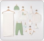 Зимен комплект за изписване на новородено Nenny Baby, Коала, 10 части