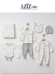 Комплект за изписване Aziz Bebe, Мече, 10 части