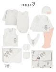 Комплект за изписване на новородено Nenny Baby, Балерина, 10 части
