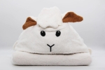 Детско пончо за баня от органичен памук Furnis - Sheep