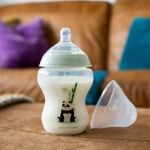 Комплект шишета Tommee Tippee - Easi Vent, Closer to Nature с декорация Панда, 260 ml, 2 броя