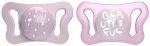 Силиконови залъгалки Chicco - Physio Micro,  2 броя, 0-2 m, момиче, Асортимент