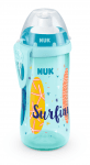 Чаша с клапа NUK - Junior Cup, 300 ml, 18m+, BEACH TIME, син ринг