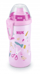 Чаша с клапа NUK - Junior Cup, 300 ml, 18+ месеца, розова