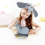 Творчески комплект Hape - Направи си сам картина и маска, Слонче