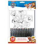 Комплект за оцветяване по номера Kids Licensing - Paw Patrol