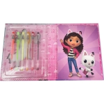 Комплект гел химикали с бележник Kids Licensing - Gabby′s Dollhouse, 6 цвята