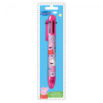 Химикалка Kids Licensing - Peppa Pig, 6 цвята