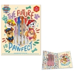 Детски комплект Kids Licensing - Paw Patrol, Тефтер с гел химикалки