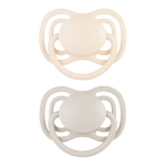 Силиконови залъгалки Canpol Babies - Nude, За момиче, 0-6 m, 2 броя