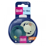 Силиконови залъгалка Lovi - Prime, Pistachio, 6 - 18 m, 2 броя