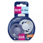 Силиконови залъгалка Lovi - Prime, Baby Blue, 6 - 18 m, 2 броя