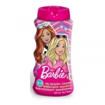 Душ гел и шампоан 2 в 1 Lorenay - Barbie, 475 ml