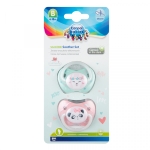 Силиконови анатомични залъгалки Canpol - Exotic, 6-18 m, 2 броя