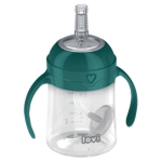 Неразливаща се чаша със сламка Lovi - Зелена, 150 ml