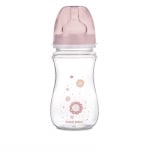 Антиколик шише Canpol Easy Start - Newborn Baby, 240 ml, Розово