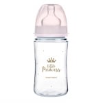 Aнтиколик шише Canpol Easy Start - Royal Baby, 240 ml, Розово