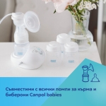 Комплект контейнери за съхранение на кърма Canpol - 3 броя x 120 ml