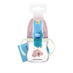 Антиколик шише с дръжки Canpol Easy Start - Sleepy Koala, 120 ml, Розово