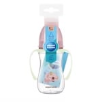 Антиколик шише с дръжки Canpol Easy Start - Sleepy Koala, 240 ml, Розово