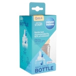 Антиколик шише с широко гърло Canpol - Easy Start, Mountains, 120 ml, Бежово