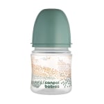 Антиколик шише с широко гърло Canpol - Easy Start, Mountains, 120 ml, Сиво