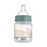 Антиколик шише с широко гърло Canpol - Easy Start, Mountains, 120 ml, Сиво
