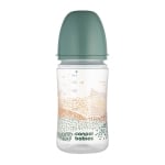 Антиколик шише с широко гърло Canpol - Easy Start, Mountains, 240 ml, Бежово
