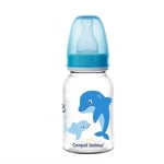 Шише за хранене Canpol - Love&Sea, 120 ml, Синьо