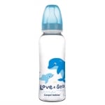 Шише за хранене Canpol - Love&Sea, 250 ml, Синьо