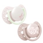 Силиконови залъгалки Lovi - Baby Shower Girl, 0-2 m, 2 броя