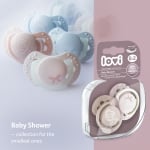 Силиконови залъгалки Lovi - Baby Shower Girl, 0-2 m, 2 броя