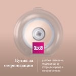 Динамичен силиконов биберон Lovi - Mammafeel, Medium, 6m +