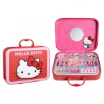 Детски козметичен комплект Air-Val - Hello Kitty, В куфарче