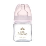 Aнтиколик шише Canpol Easy Start - Royal Baby, 120 ml, Розово