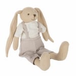 Мека играчка за гушкане Canpol - Bunny, Бежова