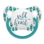 Силиконова анатомична залъгалка Canpol - Wild Nature, 6-18 m, Тюркоаз