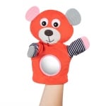 Мека играчка Canpol - Bears, Червена