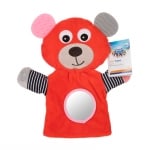 Мека играчка Canpol - Bears, Червена