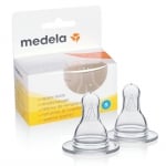 Биберон за шише Medela - Размер S, 2 броя
