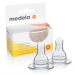 Биберон за шише Medela - Размер M, 2 броя