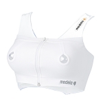 Бюстие за лесно изцеждане Medela - Размер M, Бяло