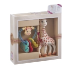 Подаръчен сет Sophie la Giraffe - Жирафчето Софи и дрънкалка сърце