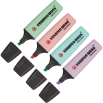 Комплект текст маркери Stabilo - Boss Original Pastel, 4 цвята